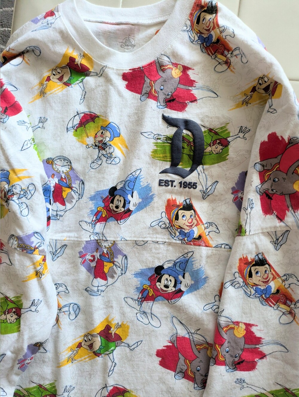 Disney Parks Ink And Paint Spirit Jersey Featuring Classic Animated Characters - Picture 3 of 15